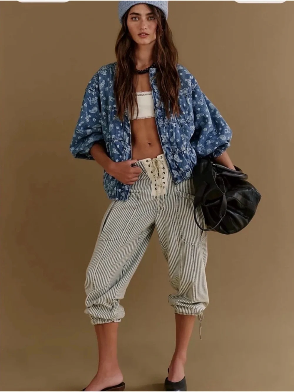 We the Free/Free People Smooth Sailing Cropped Jeans. - Picture 2 of 4